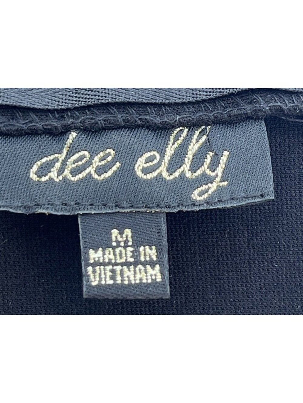 Dee Elly Corset Detail Bodycon Dress Medium Black Cocktail NWOT - Picture 6 of 14
